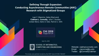 Defining Through Expansion:  Conducting Asynchronous Remote Communities (ARC)  Research with