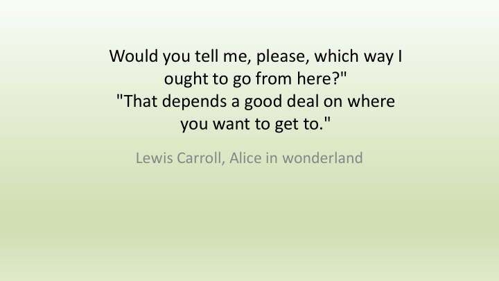 lewis carroll alice in wonderland working on im impact in