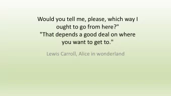 Lewis Carroll, Alice in wonderland  Working on Im  Impact in  in Erasmus+  in  in  The Netherlands