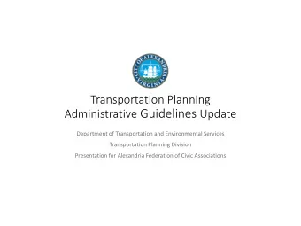 multimodal transportation studies?  1. Development Applications  - Development Special Use Permits
