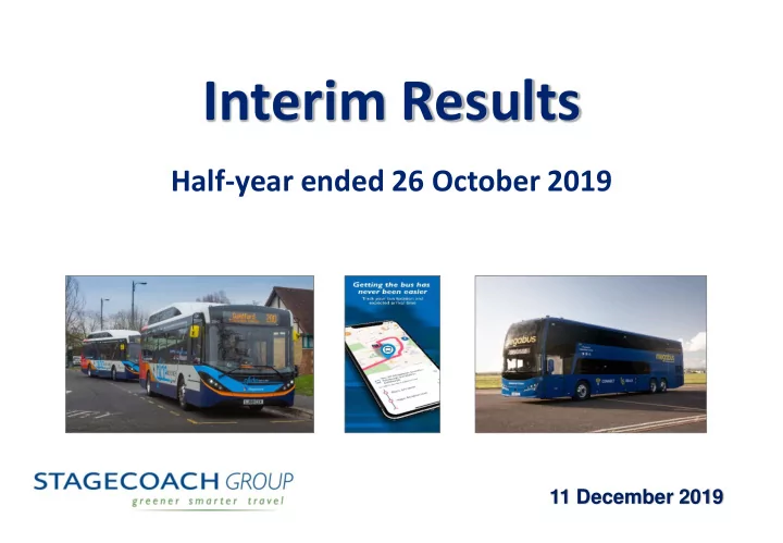 interim results