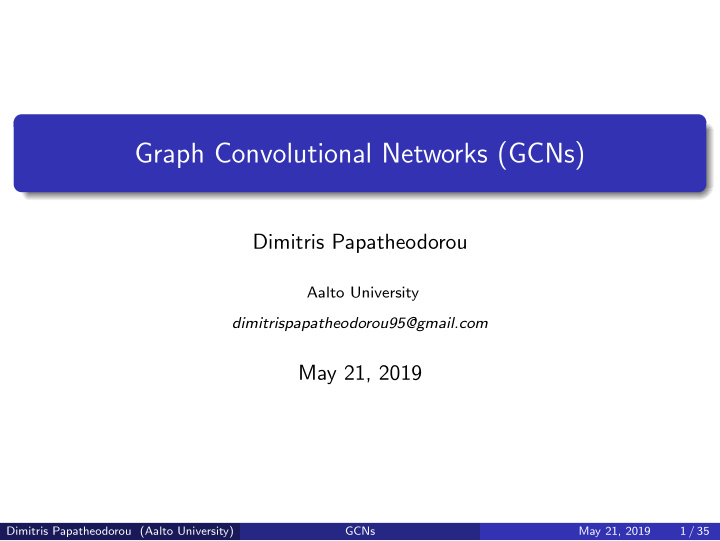 graph convolutional networks gcns