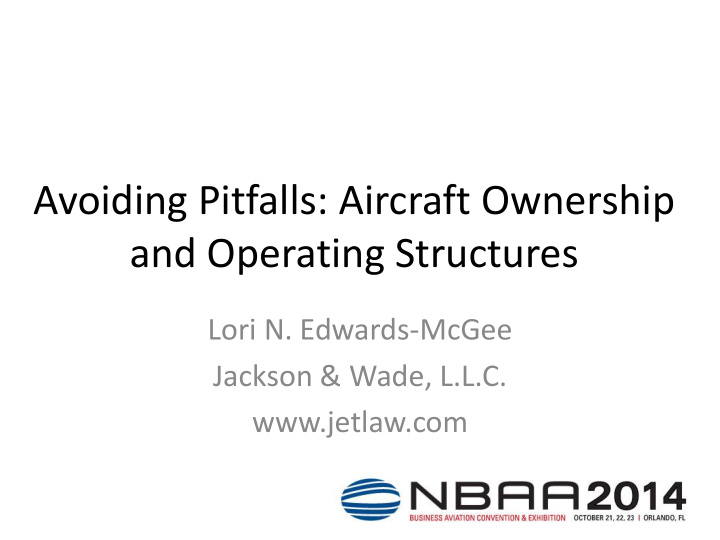 avoiding pitfalls aircraft ownership and operating