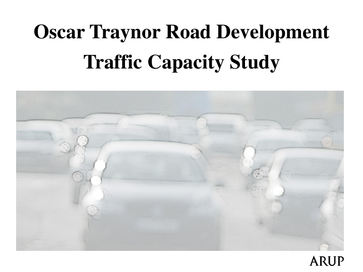 traffic capacity study proposed