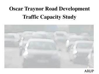 Traffic Capacity Study  Proposed  Development Site  Surrounding Transport Networks  Pedestrian