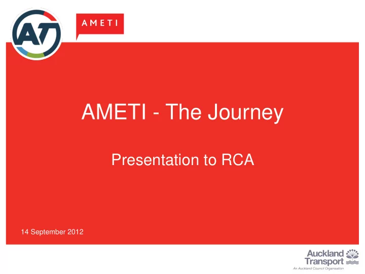 ameti the journey