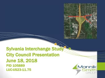 Sylv  lvania  ia I  Int  nter  ercha  hange S  e Study  dy  City  ty Council P  Presen  enta  tati