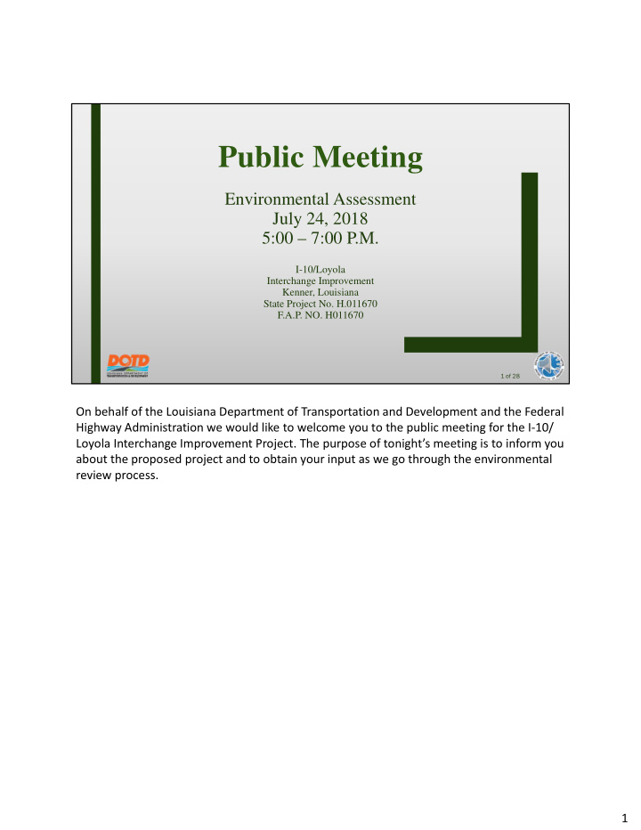 public meeting