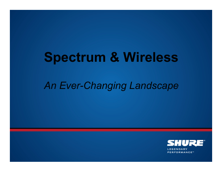 spectrum wireless