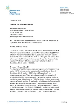 requirement that the District use reasonable efforts to place the Charter  School near where it