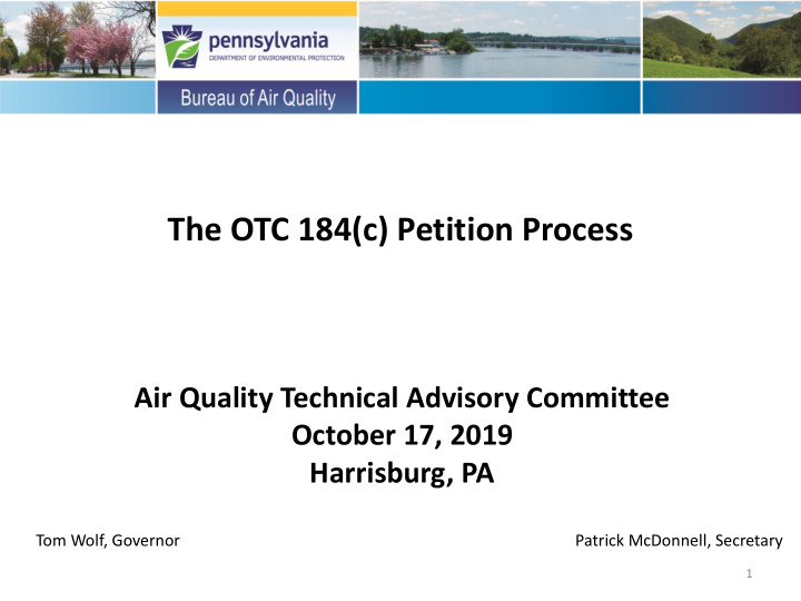 the otc 184 c petition process