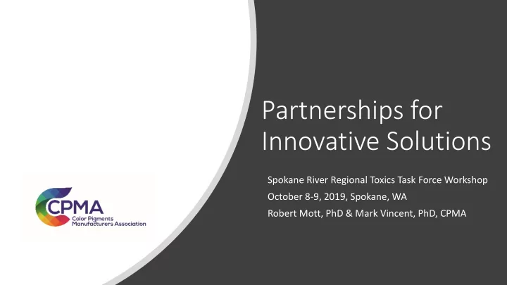 partnerships for innovative solutions