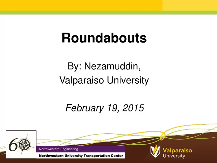 roundabouts