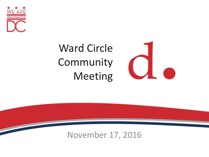 ward circle community meeting