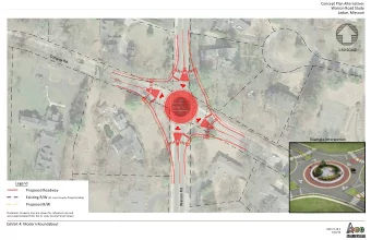 C  o  n  w  a  y  R  d  Example Intersection  Legend  Warson Rd  Proposed Roadway Existing R/W (St.