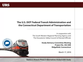 March 17, 2010  PURPOSE and AGENDA  PURPOSE and AGENDA  This meeting is a part of the NEPA/CEPA