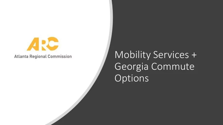 mobility services