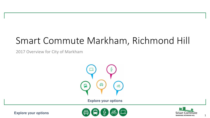 smart commute markham richmond hill
