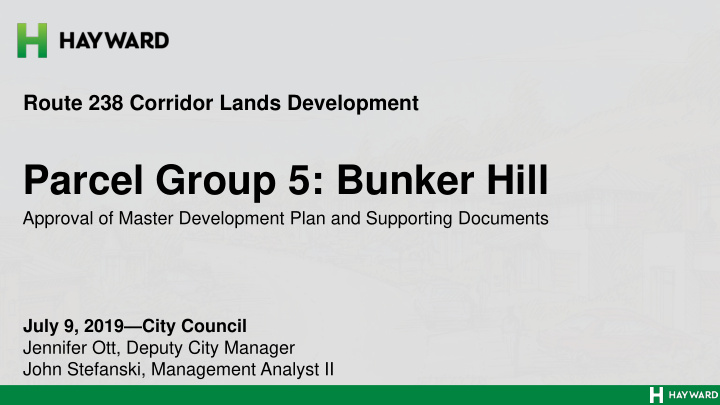 parcel group 5 bunker hill