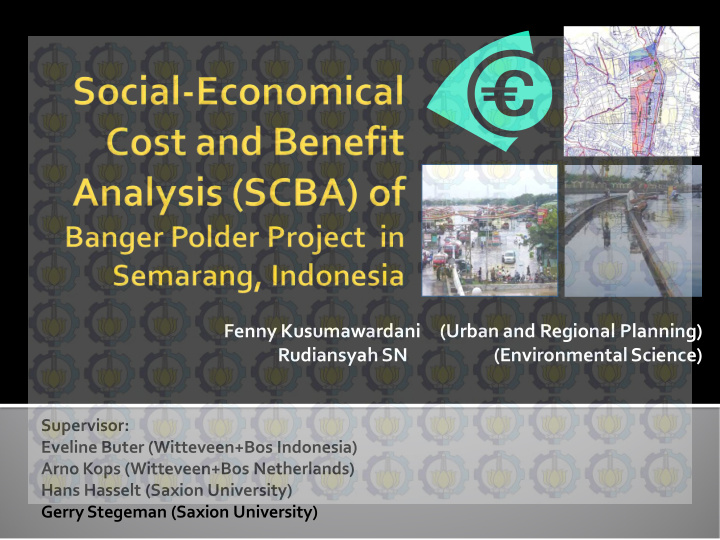 fenny kusumawardani urban and regional planning