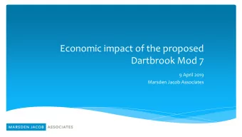 Economic impact of the proposed  Dartbrook Mod 7  9 April 2019  Marsden Jacob Associates