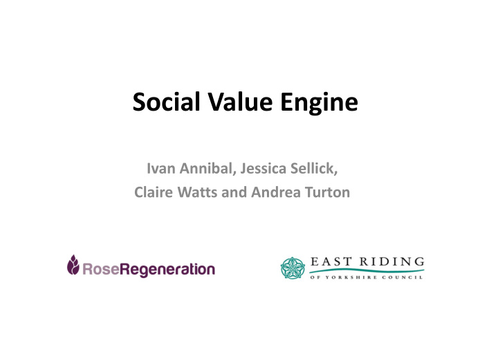 social value engine