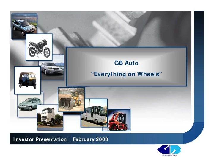 gb auto