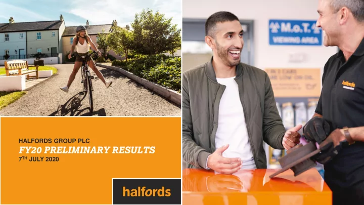 fy20 preliminary results