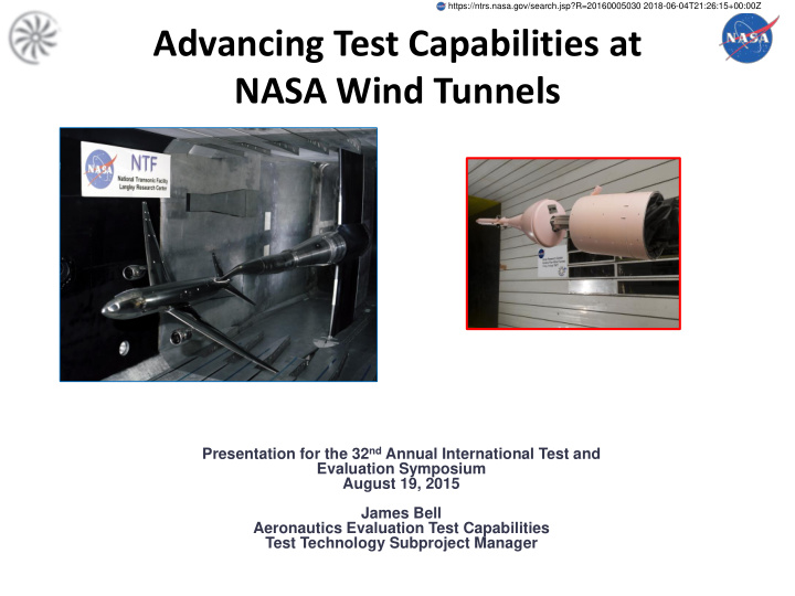 nasa wind tunnels