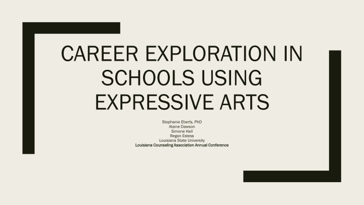 career exploration in