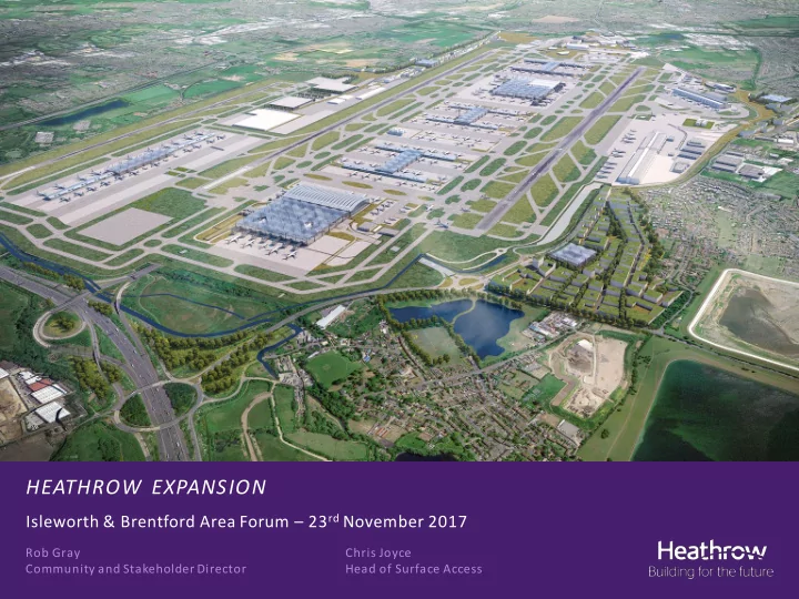 heathrow expansion