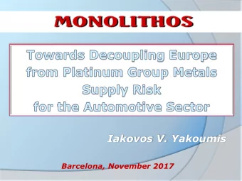 Iakovos V. Yakoumis  Barcelona, November 2017  COM  OMMER  MERCI  CIAL  AL ACTIV  TIVITIE  ITIES