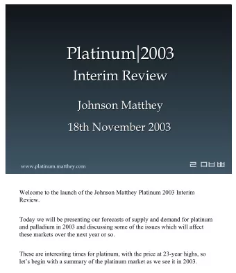 Platinum  Demand edges up to 6.59 million oz    Demand edges up to 6.59 million oz