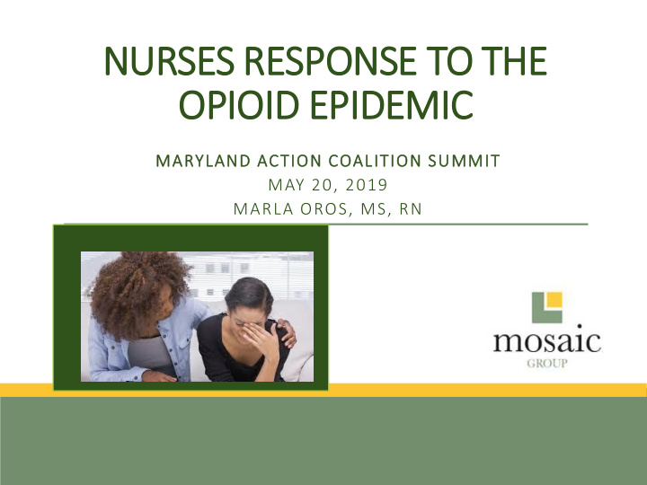 nurses response to the opioid epidemic