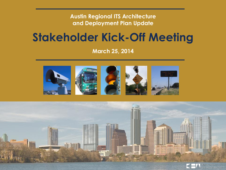 stakeholder kick off meeting