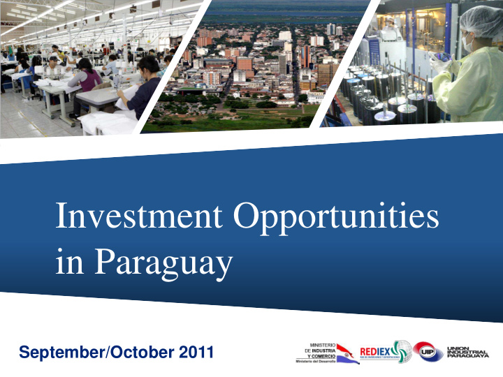 investment opportunities in paraguay