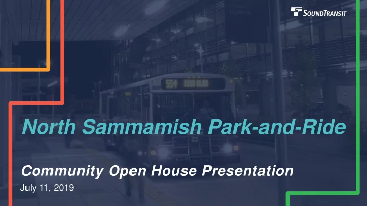 north sammamish park and ride