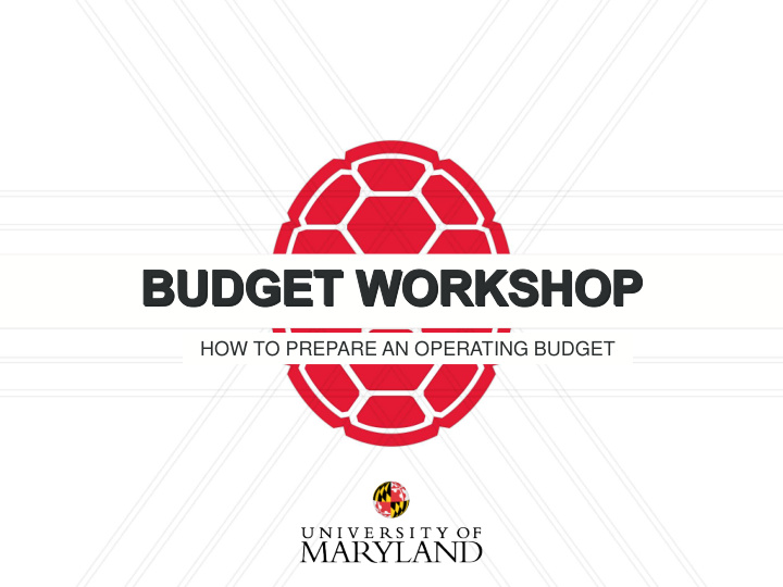 how to prepare an operating budget presenters
