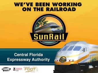 Central Florida  Expressway Authority  1  T  itle  VI  2  Pha se  1  12 SunRail stations  32