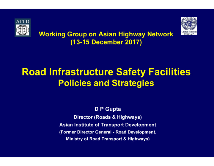 road infrastructure safety facilities