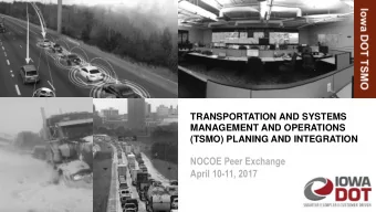 NOCOE Peer Exchange  April 10-11, 2017  do we need to change  our focus from  Building &amp;