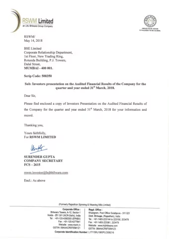 An LNJ Bhilwara Group Company  FY18 Performance  2  Key Challenges during FY18  Lingering impact of