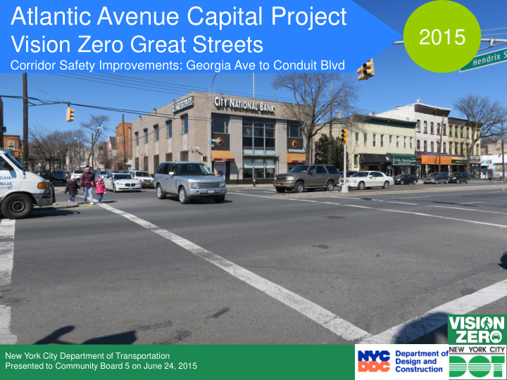 atlantic avenue capital project