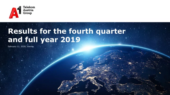 and full year 2019