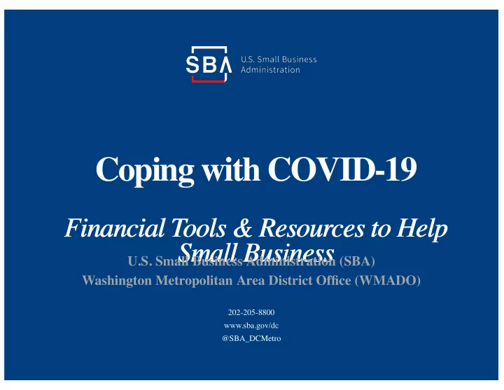 coping with covid 19