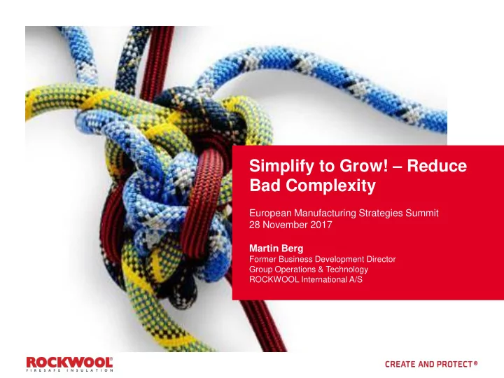 simplify to grow reduce