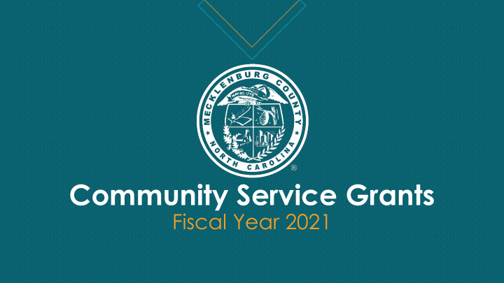community service grants