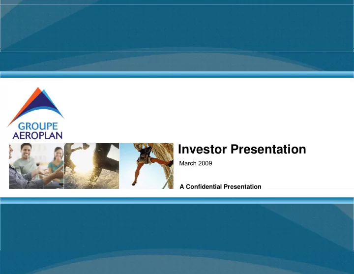 investor presentation