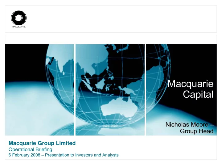 macquarie capital