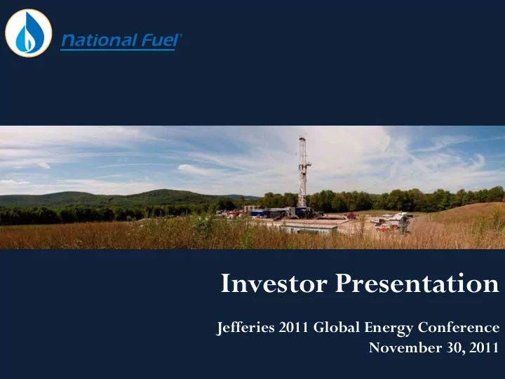 investor presentation